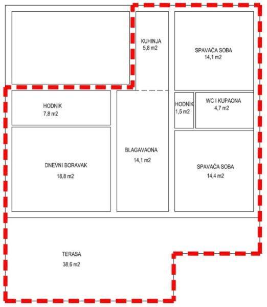 Apartman Branka 3 Crikvenica Exteriér fotografie